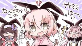 【FGO】剣トルフォにもらったウサミミを装着する沖田さん！！　バニー沖田さんも可愛すぎる！！のサムネイル画像