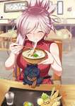 【FGO】めっちゃ美味しそうにうどんを食べる武蔵ちゃん！！　始末犬すこｗのサムネイル画像
