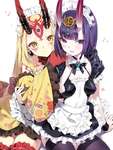 【FGO】メイド風衣装の茨木＆酒呑！！　鬼コンビ可愛すぎなんじゃぁ＾～のサムネイル画像