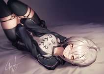 【FGO】寝転がったえっちゃんイラスト！！　太もも最高すぎる//////のサムネイル画像