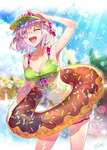 【FGO】浮き輪をもって海を満喫するマシュ！！　可愛いよ後輩！のサムネイル画像