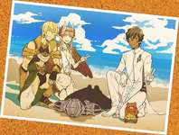 【FGO】漂流したオデュッセウスと記念写真を撮るアイアイエー組！！　助けてあげて！ｗのサムネイル画像