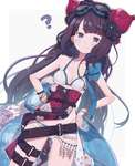 【FGO】髪飾りを忘れた水着北斎ちゃん！！　髪下ろしたver.もいい//////のサムネイル画像