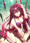 【FGO】水着のスカサハ師匠が美しすぎる！！　師匠、最高です/////のサムネイル画像