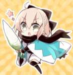 【FGO】大根を構えるミニ沖田さん！！　大根でも強いやろなぁｗのサムネイル画像