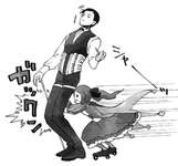 【FGO】ホームズにローラー膝カックンをかますロリンチちゃん！！　年相応の可愛らしさすこｗのサムネイル画像