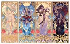 【FGO】バビロニア鯖イラスト！！　4人ともカッコいいです//////のサムネイル画像
