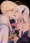【FGO】獅子王＆モルガンの濃厚百合漫画！！　あぁ＾～尊すぎる＾～のサムネイル画像