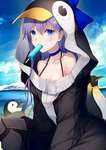 【FGO】リヴァイアサンパーカーのメルトイラスト！！　棒アイス食べてるの可愛いｗのサムネイル画像