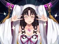 【FGO】ダブルピースするキアラさんイラスト！！　キアラさん可愛いよ！！のサムネイル画像