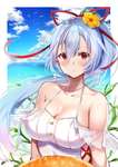 【FGO】水着巴さんイラスト！！　巴さんと海デート、最高ですねのサムネイル画像