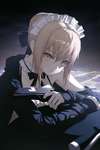 【FGO】メイドオルタイラスト！！　メイド王可愛いです////のサムネイル画像