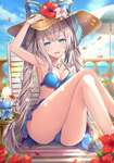 【FGO】水着のマリーイラスト！！　あぁ＾～のサムネイル画像