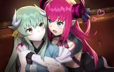 【FGO】イチャつく清姫＆エリちゃん！！　あぁ＾～たまらん/////のサムネイル画像