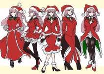 【FGO】いろいろなサンタ衣装の婦長イラスト！！　どの衣装も最高すぎる//////のサムネイル画像