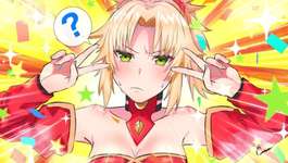 【FGO】ダブルピースするモーさんイラスト！！　「なんかわかんね〜けど、こうか？？」のサムネイル画像