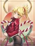 【FGO】タイツなモーさんイラスト！！　照れ顔モーさんすこ！！のサムネイル画像