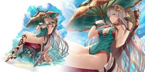 【FGO】グラブル風の水着アナスタシア！！　美しすぎる////////のサムネイル画像