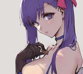 【FGO】チョコを持った桜さんイラスト！！　そのままあーんしてほしい/////////のサムネイル画像