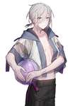 【FGO】水着の蘭ちゃんイラスト！！　美青年すぎる//////のサムネイル画像