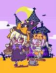 【FGO】ハロウィンのえっちゃん＆マシュ！！　デフォルメされた二人も可愛いです！！のサムネイル画像