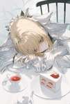 【FGO】一人お茶会をする嫁ネロちゃま！！　憂い表情たまらん/////のサムネイル画像
