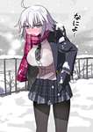 【FGO】雪国の制服邪ンヌが可愛すぎる！！　「なによ.....」のサムネイル画像