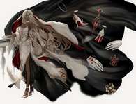 【FGO】礼装衣装のラクシュミーさんイラスト！！　褐色肌&白ドレスの組み合わせ、最高です！のサムネイル画像