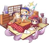 【FGO】ミニフォーリナートリオイラスト！！　可愛いｗのサムネイル画像