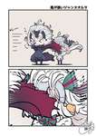 【FGO】風が強いジャンヌオルタとリリィ！　マントが顔面に...のサムネイル画像