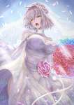【FGO】花嫁衣裳の邪ンヌイラスト！！　美しすぎなんだよなぁ！のサムネイル画像