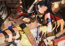 【FGO】スペースイシュタルイラスト！！　日本刀かっこいいですよねのサムネイル画像