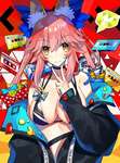 【FGO】水着パーカーの玉藻の前イラスト！！　オシャレすぎる///////のサムネイル画像