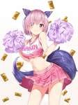 【FGO】チア姿のマシュが可愛すぎる！！　応援されたい/////のサムネイル画像