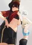 【FGO】トレーニング中のノッブ＆沖田さん！！　美しいボディです//////のサムネイル画像