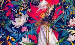 【FGO】カルナさんイラスト！！　カルナさん花似合うわのサムネイル画像