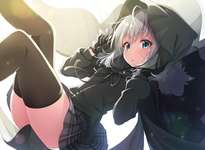 【FGO】フードを被ったグレイたんイラスト！！　絶対領域が最高すぎる//////のサムネイル画像