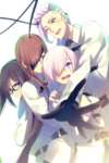 【FGO】カルデア制服のAチーム女性陣！！　こういう未来もあったのか....のサムネイル画像