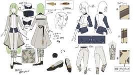 【FGO】エルキドゥ概念礼装「フライ・オフ」の服装デザイン画！！　めっちゃ細かいところまでデザインされてる！！のサムネイル画像