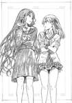 【FGO】JKキアラ＆JKカーマ！！　キアラさんのセーラ服姿、最高です！のサムネイル画像