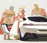 【FGO】現代カーとローマ勢！！　「「「「ローマである！」」」」のサムネイル画像