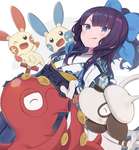 【FGO】ポケモントレーナーな北斎ちゃんイラスト！！　和服トレーナー好きすぎる///////のサムネイル画像