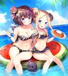【FGO】海の上で仲良くパンケーキを食べる北斎ちゃん＆アビー！！　あぁ＾～のサムネイル画像