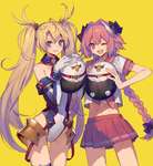 【FGO】ヒポ人形を抱えるブラダマンテ＆制服アストルフォきゅん！　シャル友だね！！のサムネイル画像