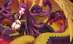 【FGO】ゴルゴーンさんイラスト！！　マジで『怪物』って感じですよねのサムネイル画像