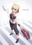 【FGO】旅行中のネロちゃまイラスト！！　近未来的な服装すこのサムネイル画像