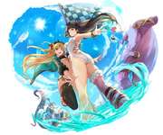 【FGO】水着エレちゃん＆水着イシュタル！！　W女神の水着姿は反則過ぎる！！のサムネイル画像