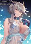 【FGO】マシューさんのロイヤルアイシング衣装の黒槍王イラスト！！　表情、最高です//////のサムネイル画像