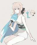 【FGO】扇風機にあたる沖田さん！！　色白たまらん/////のサムネイル画像