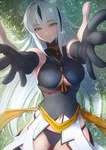 【FGO】寝っ転がった景虎ちゃんイラスト！！　指の質感すこ！のサムネイル画像